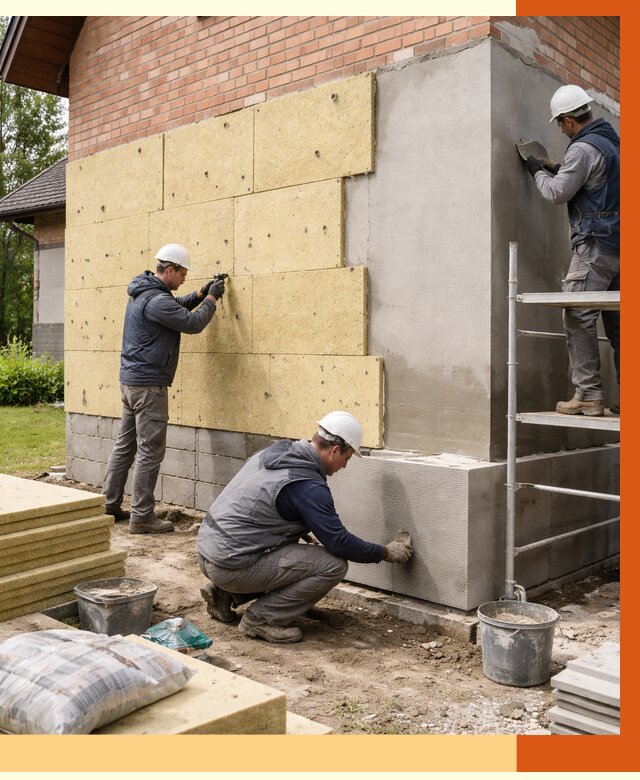 Утепление частного дома в Ишимбае под ключ от 7606 руб/м2 — недорого | ТепломастерШмб