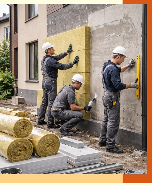 Утепление таунхауса в Ишимбае от 7302 руб/м2 — комплекс под ключ | ТепломастерШмб