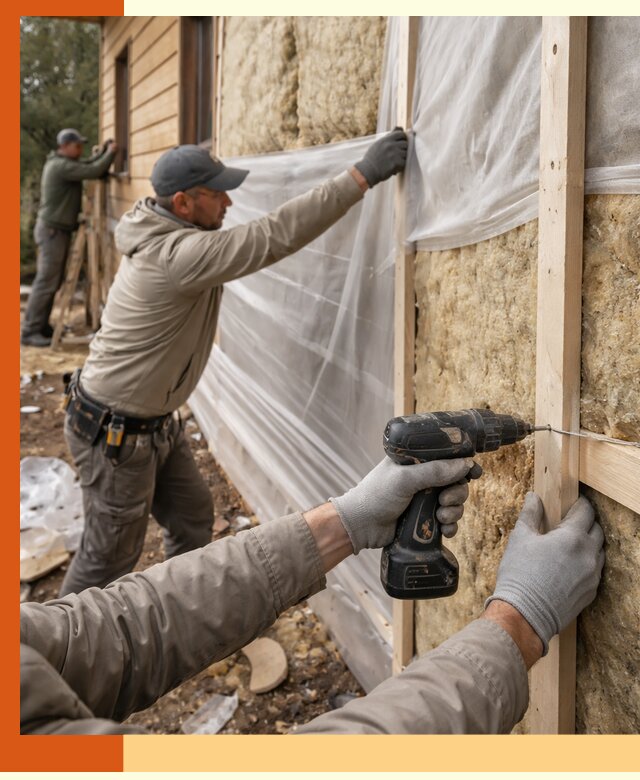 Утепление дома из бруса в Ишимбае качественно и долговечно