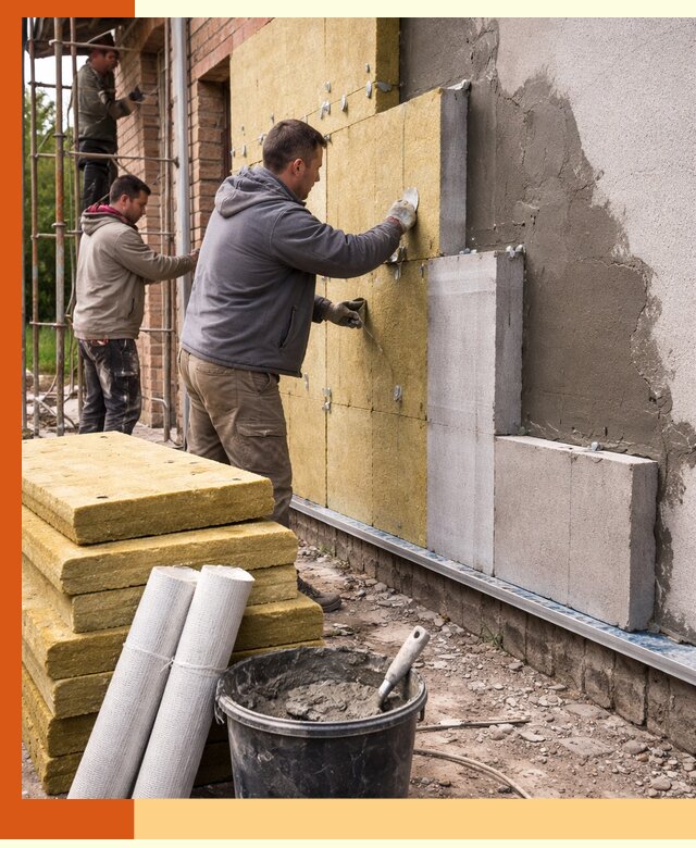 Утепление кирпичного дома под ключ в Ишимбае