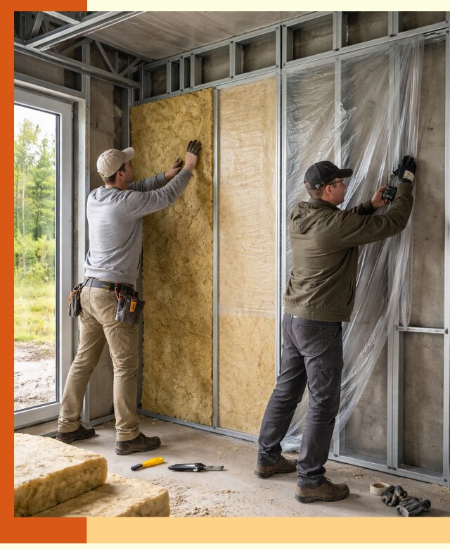 Утепление дома из ЛСТК в Ишимбае с гарантией качества и эффективности