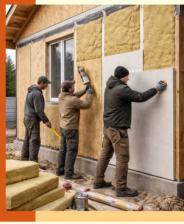 Профессиональное утепление дома из SIP-панелей в Ишимбае