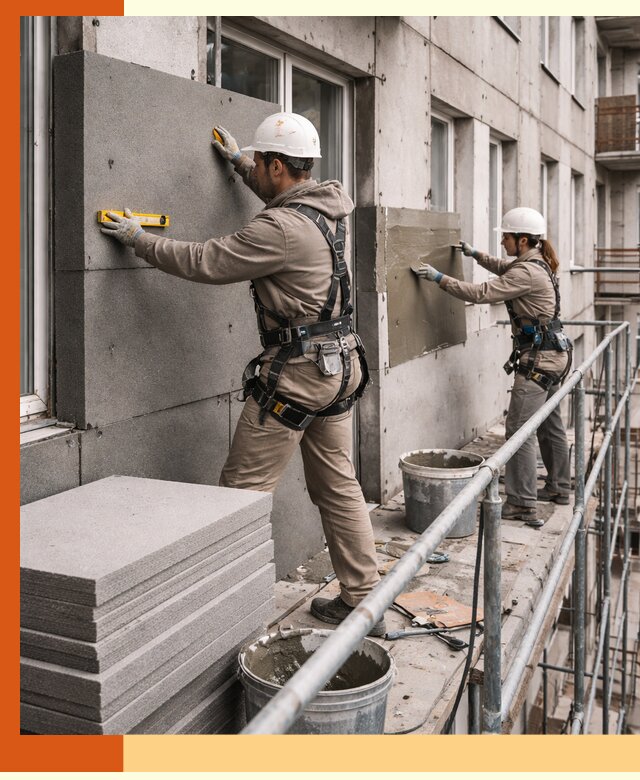 Утепление квартиры снаружи под ключ в Ишимбае