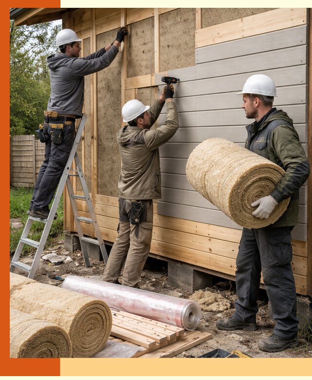 Утепление бани снаружи в Ишимбае профессионально и надежно