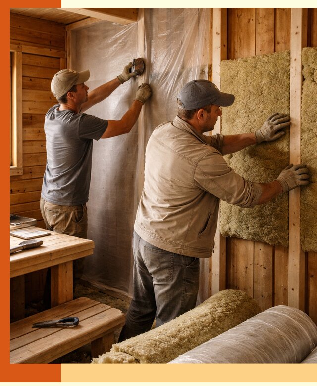 Утепление бани изнутри в Ишимбае качественно и недорого