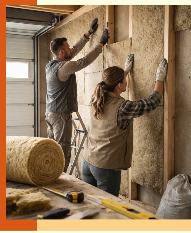 Утепление гаража изнутри в Ишимбае: быстро и надежно
