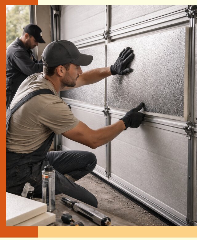 Утепление гаражных ворот в Ишимбае качественно и надежно