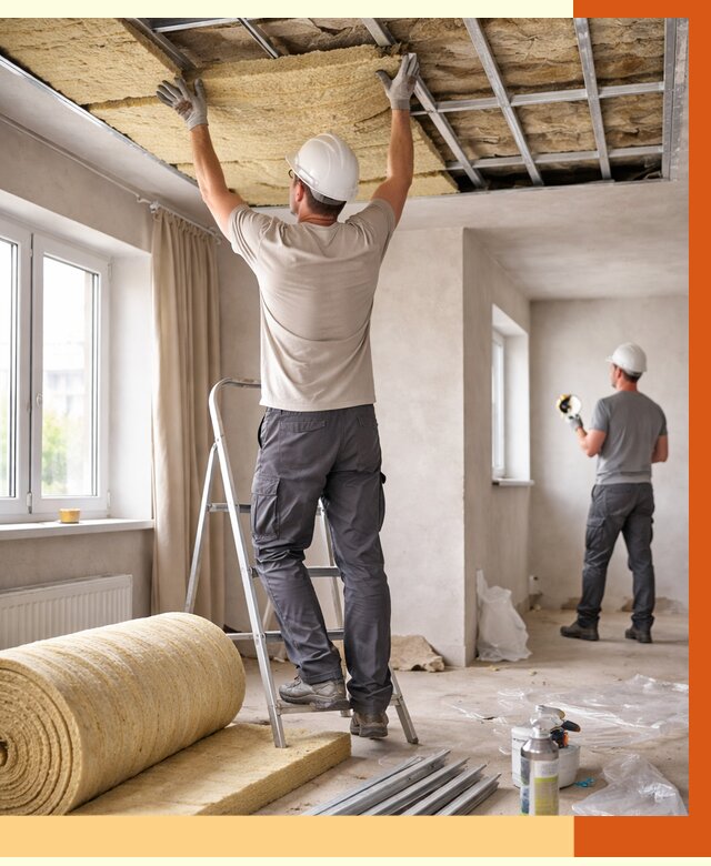 Утепление потолка в частном доме в Ишимбае от 963 руб./м² — работы под ключ | ТепломастерШмб