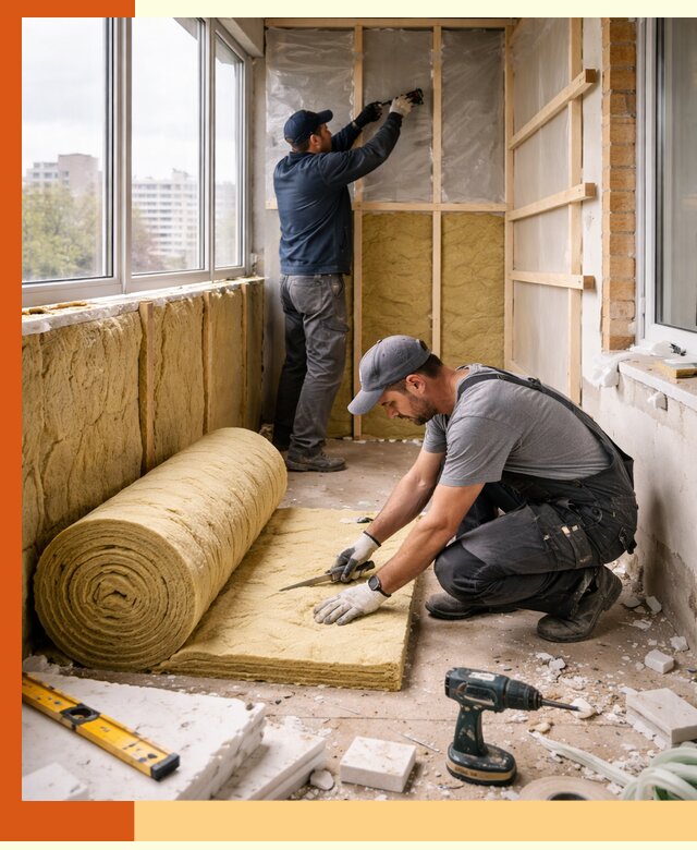 Утепление балкона под ключ в Ишимбае качественно и быстро