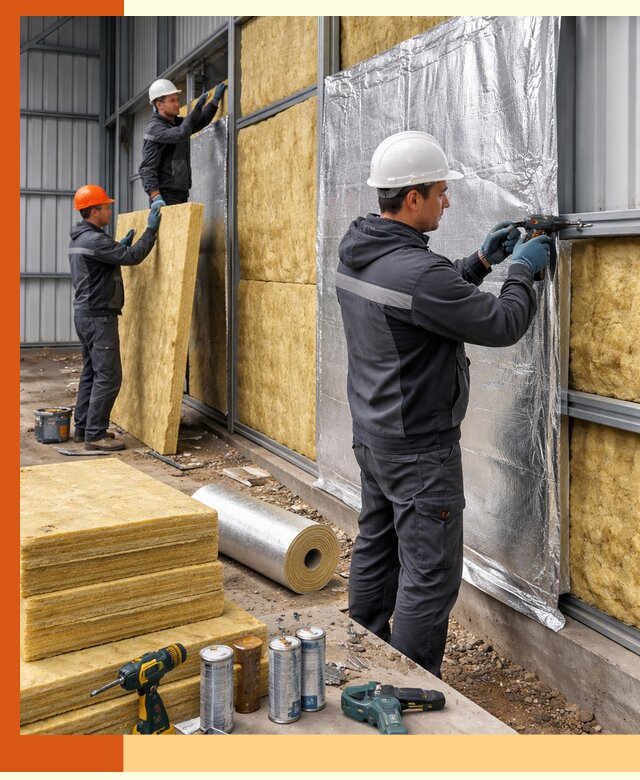 Утепление металлического ангара профессионально в Ишимбае