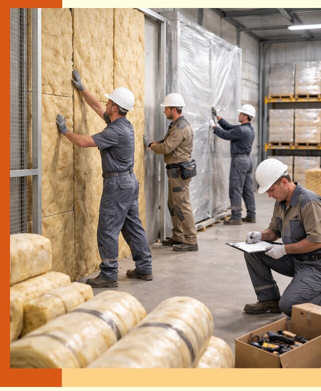 Утепление склада готовой продукции в Ишимбае качественно и быстро