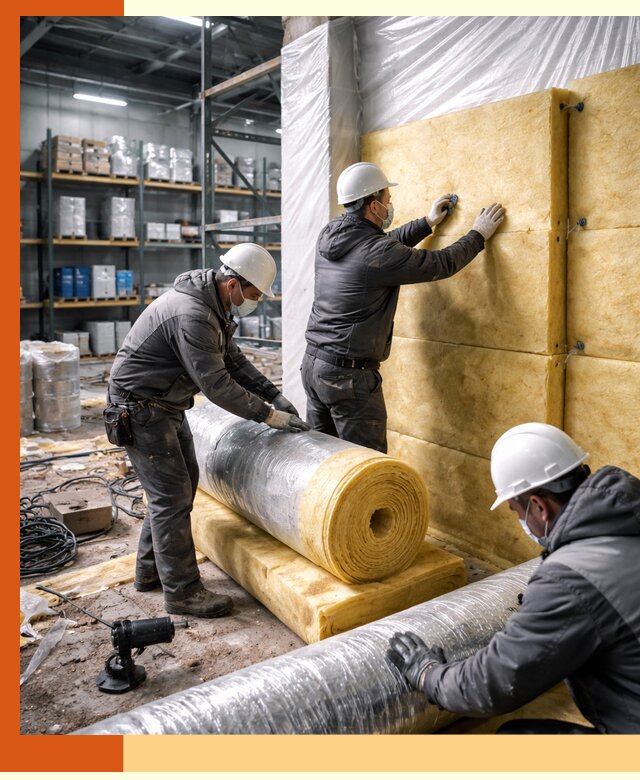 Утепление склада химсырья в Ишимбае: безопасная и эффективная изоляция