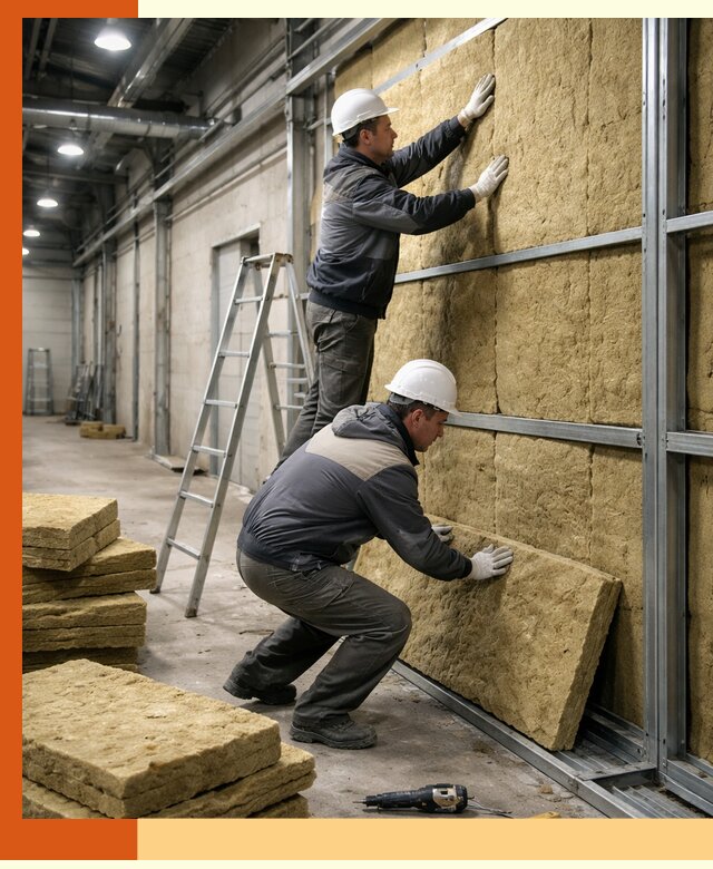 Утепление цеха под ключ в Ишимбае с гарантией качества