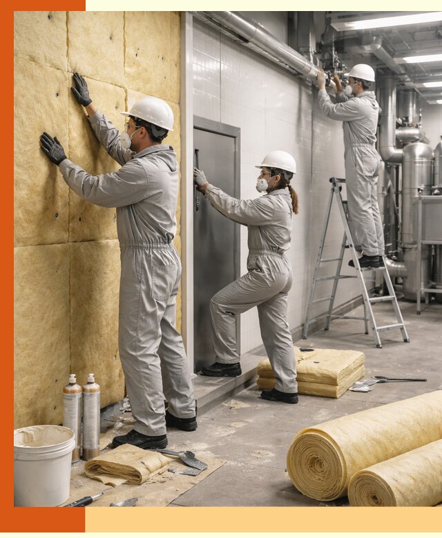 Утепление пищевого цеха под ключ в Ишимбае