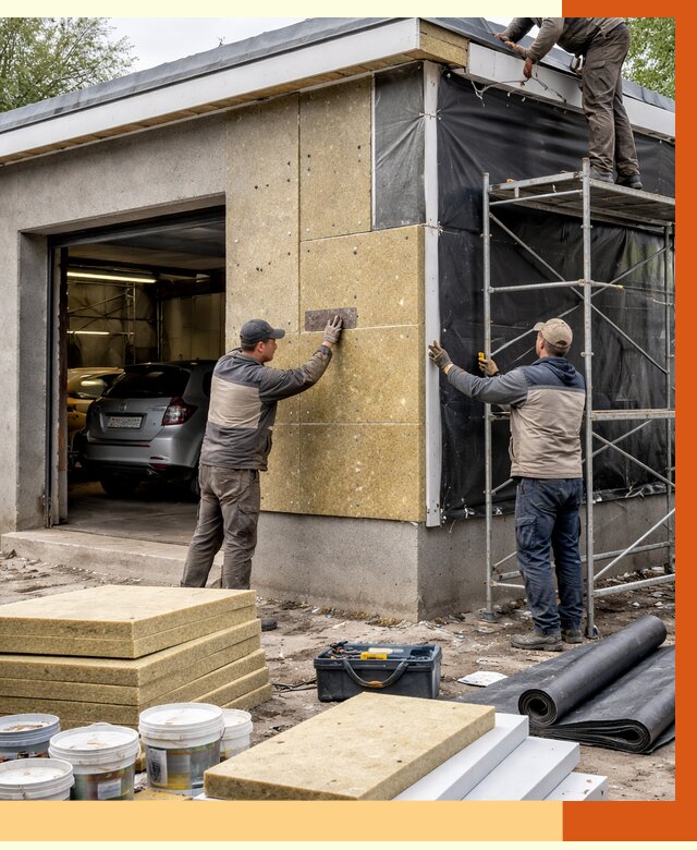 Утепление автосервиса в Ишимбае ппу, пеноизоляция, от 14704 руб/м2 — ТепломастерШмб