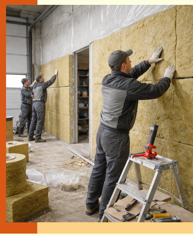 Утепление автосервиса и мастерских в Ишимбае качественно и надёжно