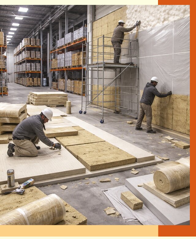 Утепление складского терминала в Ишимбае от 7606 руб./м² под ключ | ТепломастерШмб