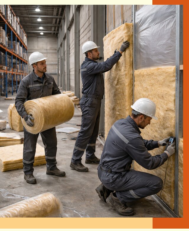 Утепление логистического центра в Ишимбае от 4563 руб/м² под ключ | ТепломастерШмб