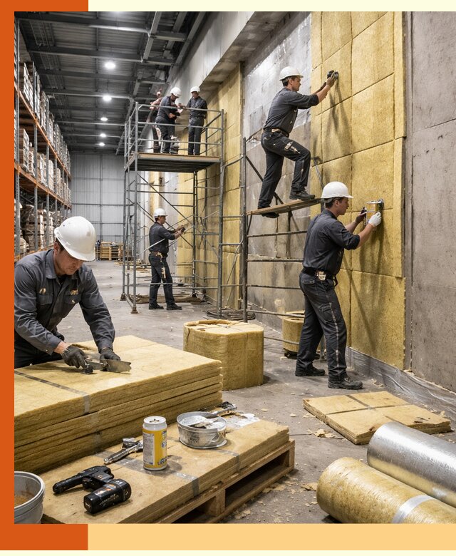 Утепление логистического центра в Ишимбае качественно и экономично