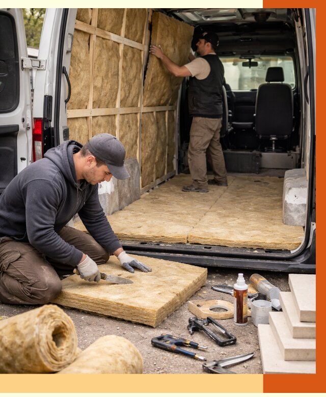 Утепление кемпера в Ишимбае под ключ от 12169 руб. — профессионально | ТепломастерШмб