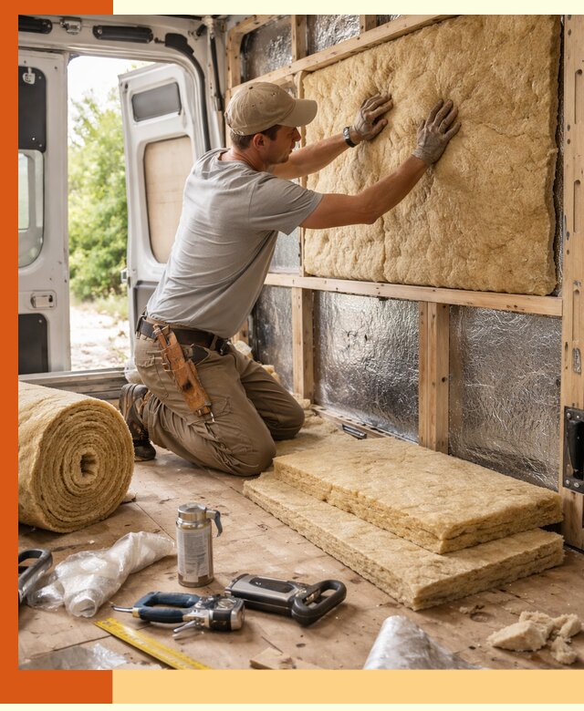 Утепление кемпера под ключ в Ишимбае с гарантией качества