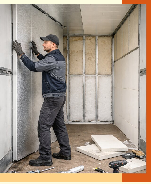 Утепление холодильного кузова в Ишимбае от 13690 руб. под ключ | ТепломастерШмб