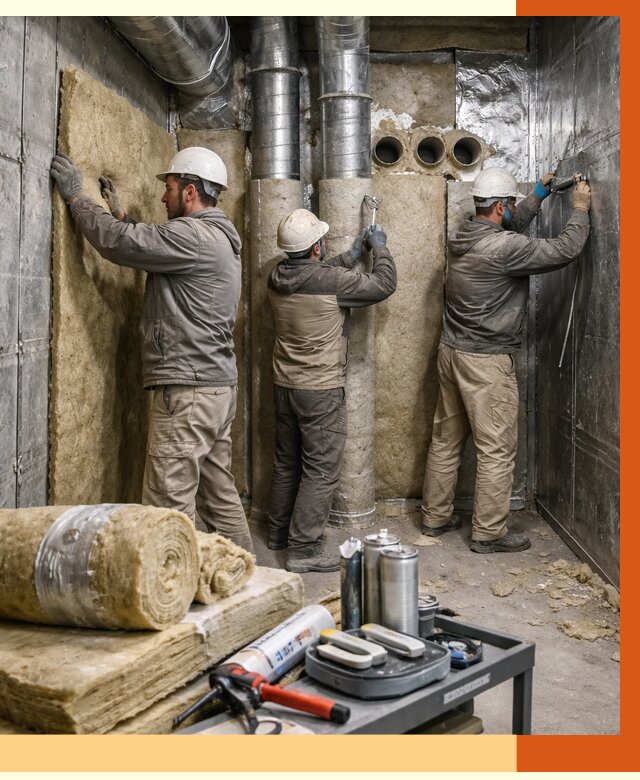 Утепление венткамеры в Ишимбае под ключ от 1470 руб. — профессионально | ТепломастерШмб