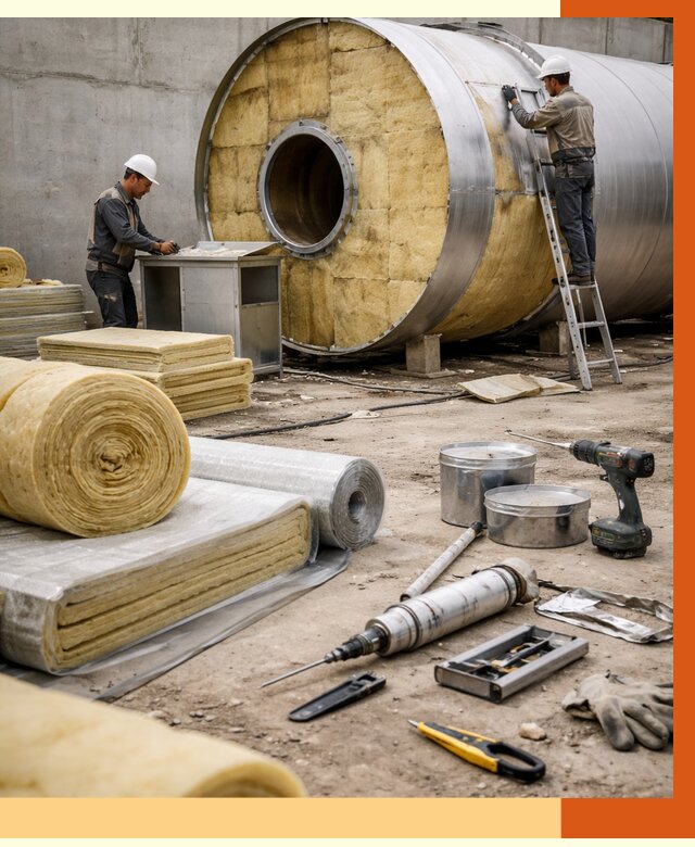 Утепление резервуара с топливом в Ишимбае от 27888 руб. под ключ | ТепломастерШмб