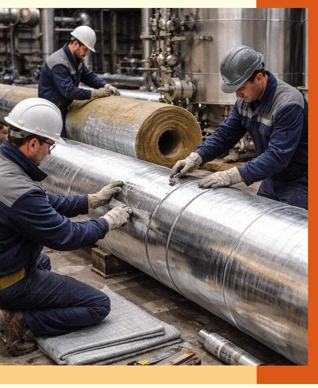 Утепление технологического оборудования в Ишимбае от 4259 руб. за м2 | ТепломастерШмб