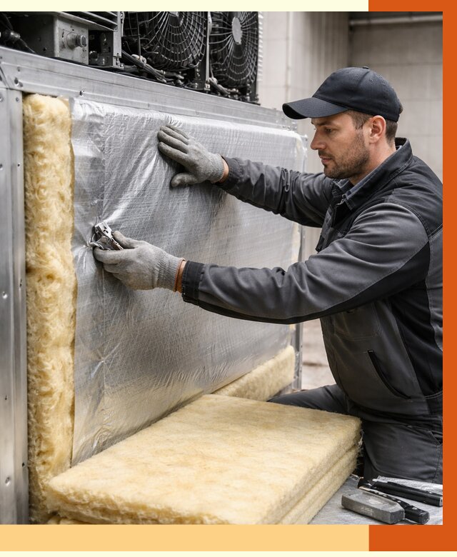 Утепление холодильного агрегата в Ишимбае от 8620 руб. под ключ | ТепломастерШмб