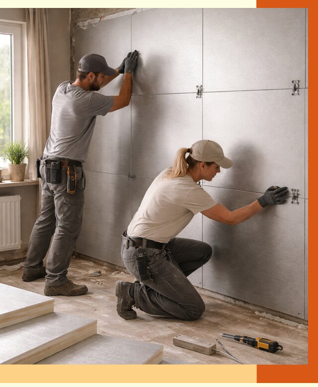 Утепление PIR панелями в Ишимбае от 4259 руб. под ключ | ТепломастерШмб