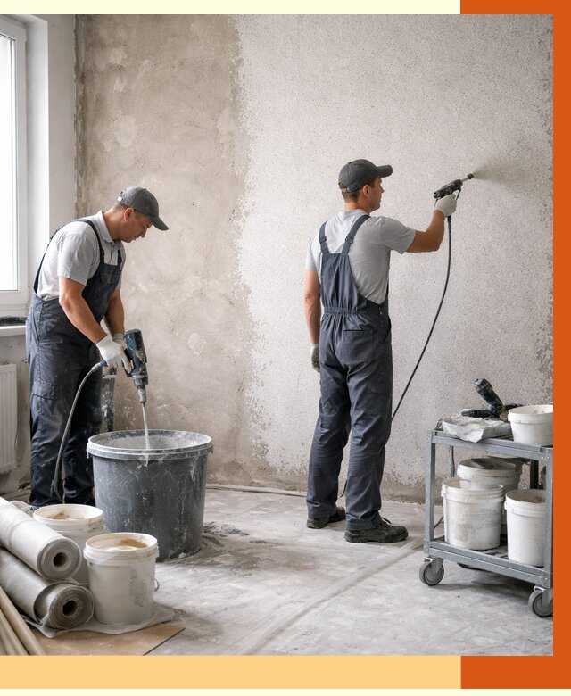 Утепление стен жидкой теплоизоляцией в Ишимбае от 4259 руб/м² | ТепломастерШмб