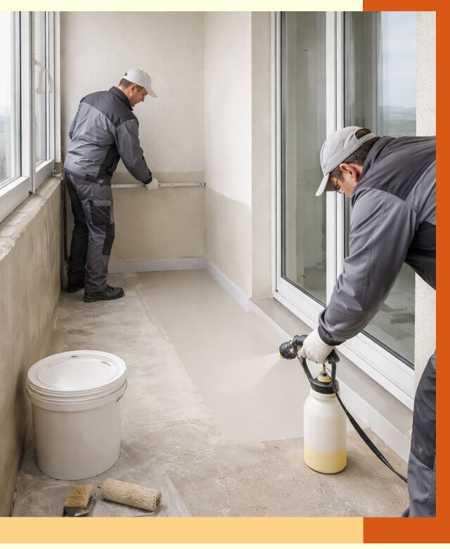 Утепление балкона жидкой теплоизоляцией в Ишимбае от 5831 руб./м2 | ТепломастерШмб