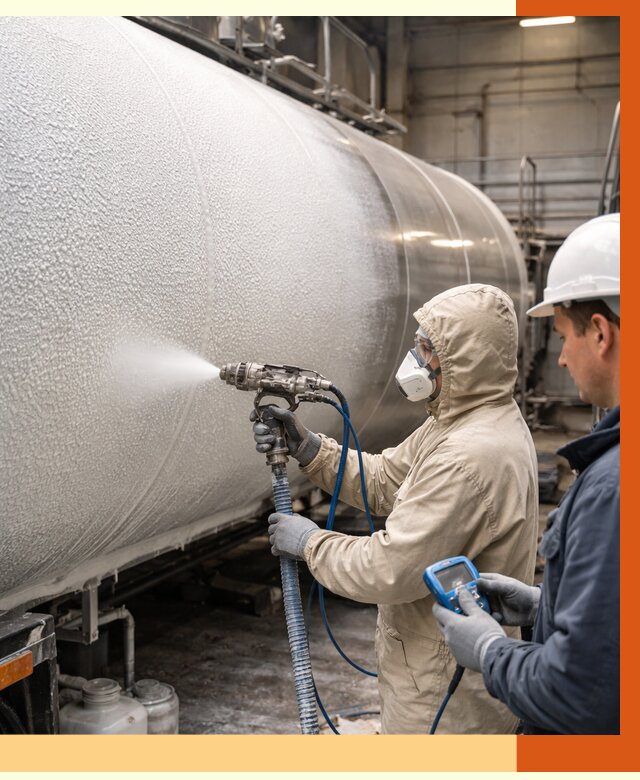 Утепление автоцистерны жидкой теплоизоляцией в Ишимбае от 14704 руб. под ключ | ТепломастерШмб