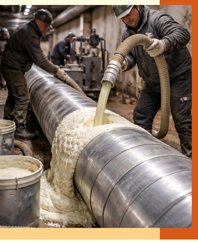 Утепление теплотрассы жидкой теплоизоляцией в Ишимбае от 4259 руб. | ТепломастерШмб