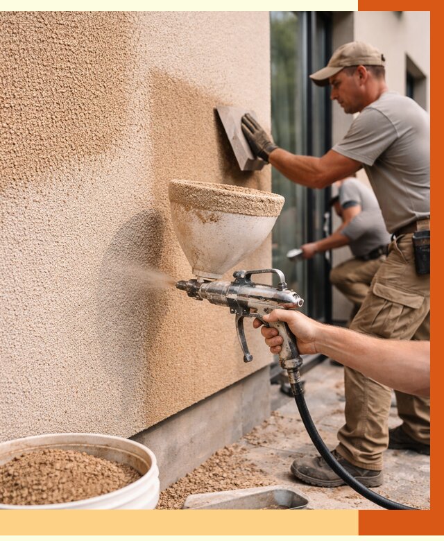 Утепление фасада жидкой пробкой в Ишимбае от 4868 руб./м² под ключ | ТепломастерШмб