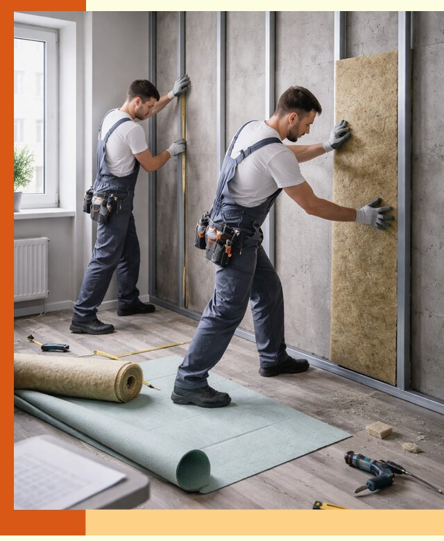 Шумоизоляция квартиры под ключ в Ишимбае — профессионально и гарантированно