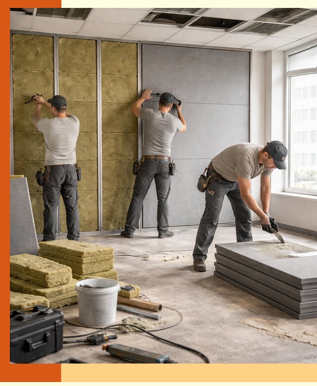 Профессиональная шумоизоляция офисов в Ишимбае для комфорта сотрудников