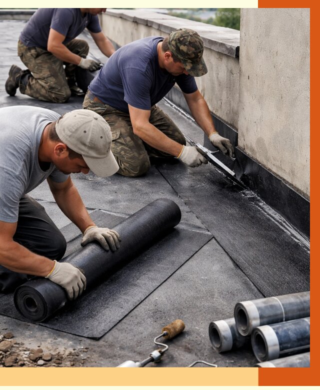 Гидроизоляция кровли в Ишимбае от 4563 руб. — профессиональная гидроизоляция крыши | ТепломастерШмб