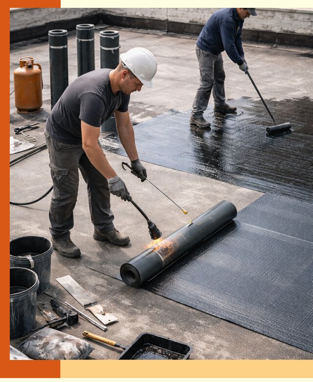 Гидроизоляция кровли в Ишимбае — надежная защита от протечек