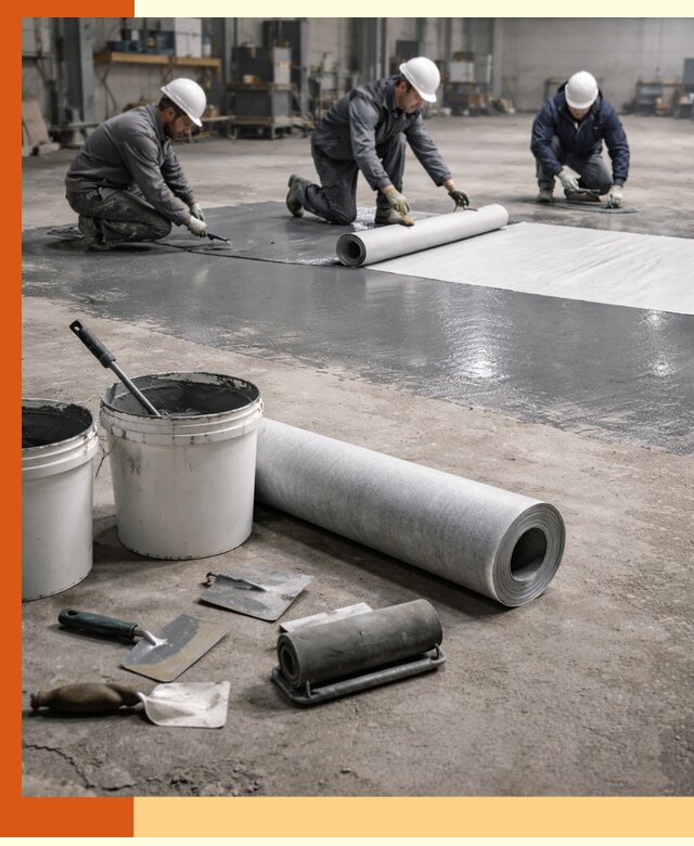 Гидроизоляция промышленного пола в Ишимбае — защита и долговечность