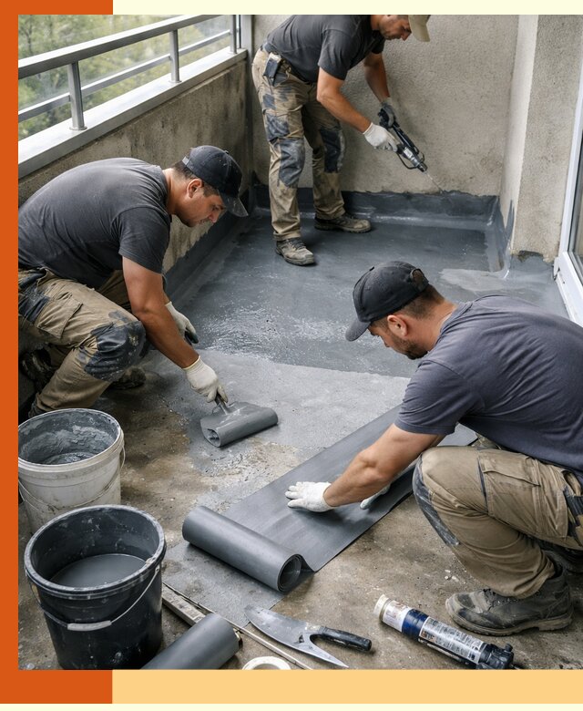 Гидроизоляция балкона в Ишимбае: надежная защита от протечек