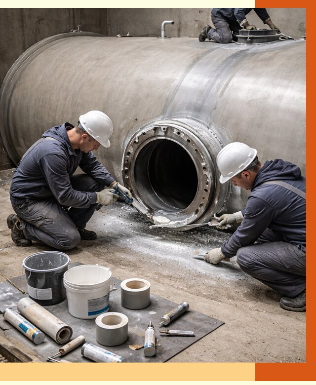 Гидроизоляция резервуара с топливом в Ишимбае от 76058 руб. под ключ | ТепломастерШмб