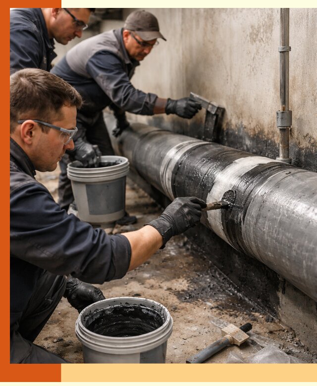 Гидроизоляция труб в Ишимбае — защита и герметизация коммуникаций