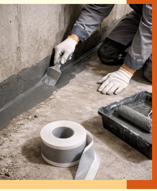 Гидроизоляция швов и герметизация стыков в Ишимбае от 1268 руб. | ТепломастерШмб