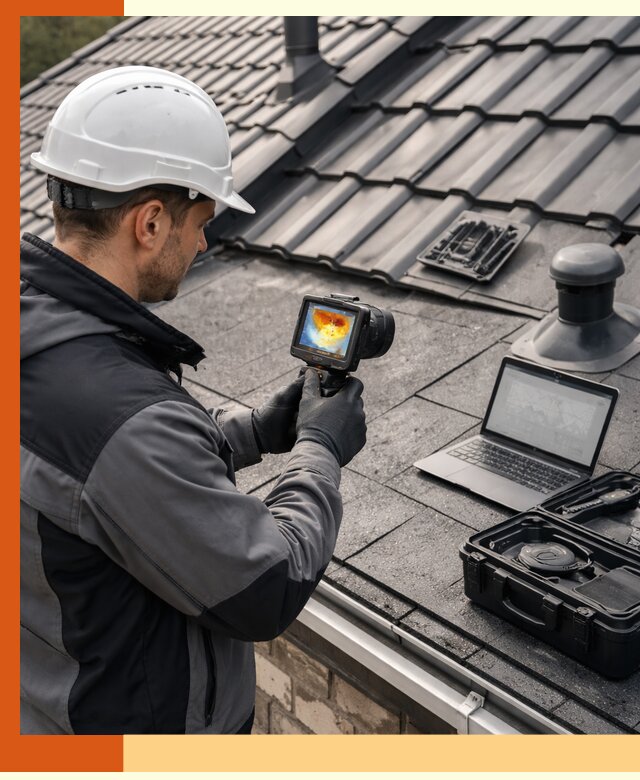 Тепловизионное обследование кровли в Ишимбае для выявления дефектов