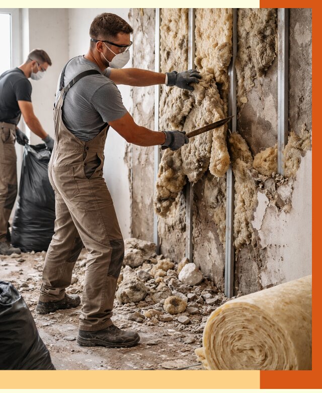 Демонтаж старого утеплителя в Ишимбае от 3549 руб. — работы под ключ | ТепломастерШмб